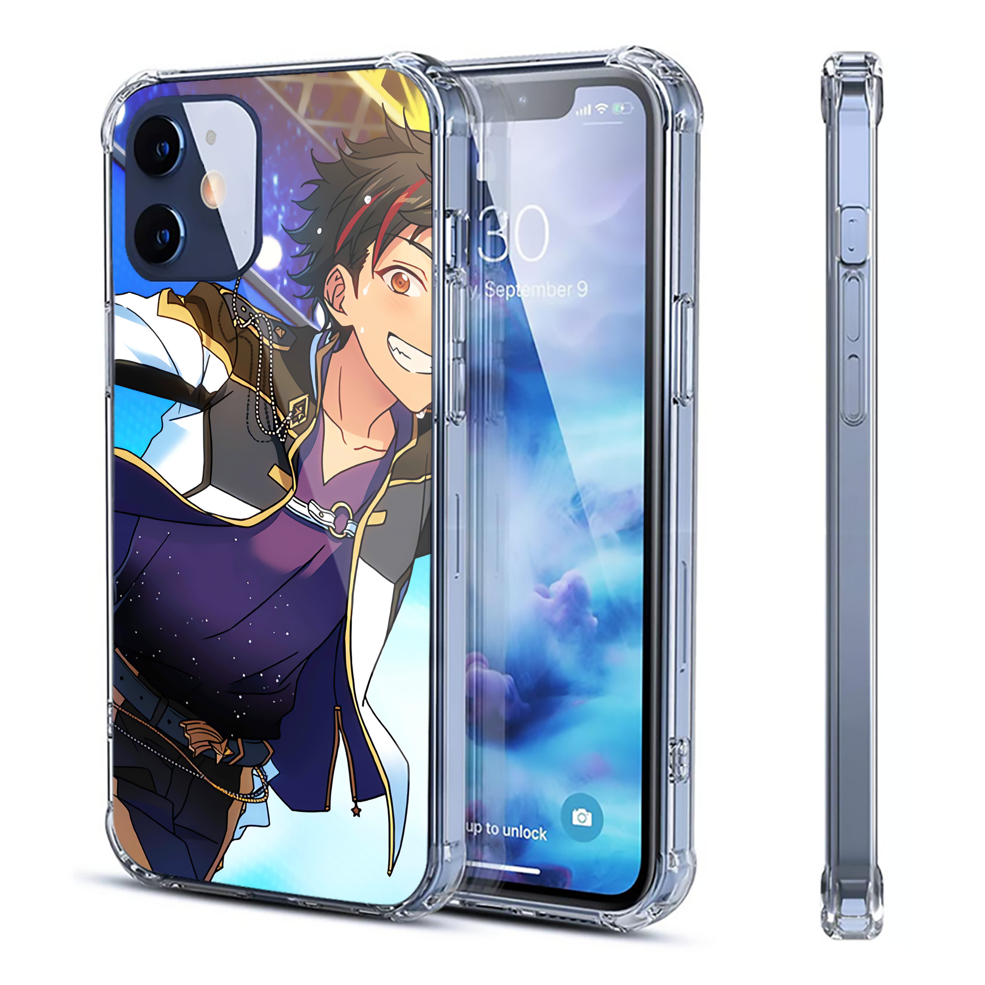 （画像用） あんさんぶるスターズ! Ensemble Stars 【iPhone 12シリーズ対応】透明スマホケース（クリアソフトケース）